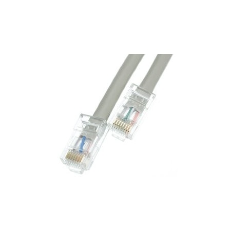 Cable Wholesale Cat6 Gray Copper Ethernet Patch Cable, Bootless, POE Compliant, 5 foot 10X8-12105